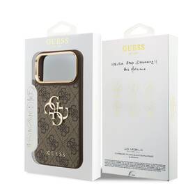 Kryt na mobil Guess 4G Metal Logo Gold Frame na Apple iPhone 18 Pro hnědý

 obrázek produktu 5 z 5