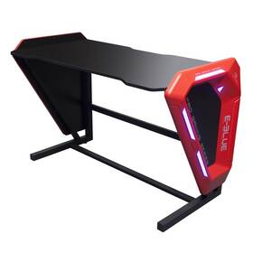 Herní stůl E-Blue 125x62 cm, podsvícený černý/červený

 obrázek produktu 1 z 2