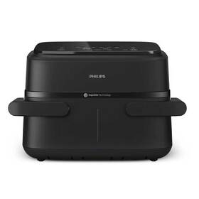 Fritéza horkovzdušná Philips Airfryer 1000 Series Dual basket 7,1 l, NA150/00 černá

 obrázek produktu 1 z 10