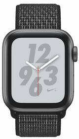 Chytré hodinky Apple Series 4 GPS 40mm pouzdro z vesmírně šedého hliníku - černý provlékací sportovní řemínek Nike 

 obrázek produktu 2 z 2