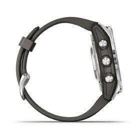 Chytré hodinky Garmin fenix 7S Pro Glass Solar - Silver / Black Silicone Band 

 obrázek produktu 9 z 9