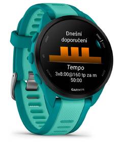 Chytré hodinky Garmin Forerunner 165 Music - Turquoise / Aqua 
