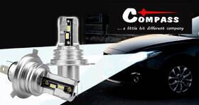 Autožárovka Compass LED CSP chip 12V H4 (2 ks) 

 obrázek produktu 4 z 5