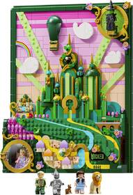 Stavebnice LEGO® Wicked 75685 Nástěnné umění: Emerald City 

 obrázek produktu 1 z 9