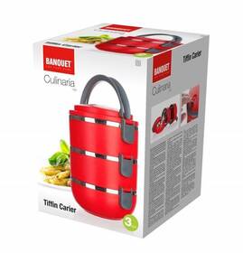 Jídlonosič BANQUET Culinaria Red 1,65  l, 3 díly 

 obrázek produktu 6 z 6