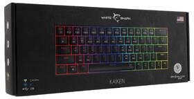 Klávesnice White Shark KAIKEN, US layout, Red Switch černá barva

