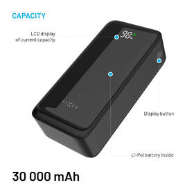 Powerbanka FIXED Zen2 30 s LCD displejem, PD 20W, 30000 mAh černá

 obrázek produktu 3 z 9