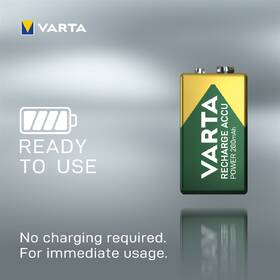 Baterie nabíjecí Varta Recharge Accu Power 1 9V (7HR9V), 200 mAh (1ks) 

 obrázek produktu 4 z 4