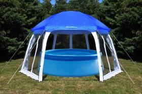 Zastřešení bazénu SportTeam 500 x 433 x 250 cm bílé/modré

 obrázek produktu 1 z 9