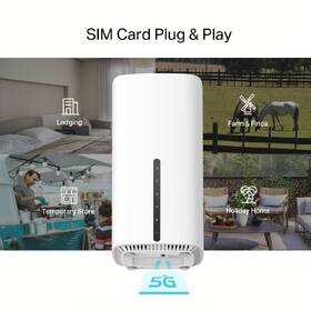 Komplexní Wi-Fi systém TP-Link Archer NX600 5G AX3600 bílá barva
