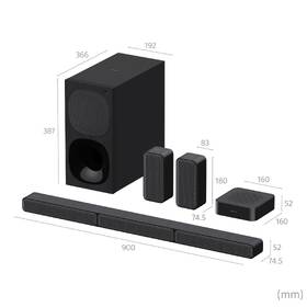 Soundbar Sony HT-S40R černý

 obrázek produktu 7 z 13