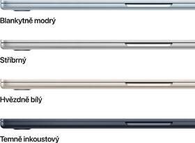 Notebook Apple CTO 15" M4 10× GPU, 32GB, 2TB, CZ - hvězdně bílý 
