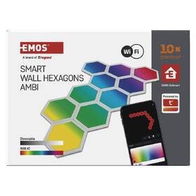 Nástěnné svítidlo EMOS GoSmart, 19 W, RGB hexagons (10 ks) bílé

 obrázek produktu 6 z 9