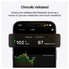 Kontinuální monitor glukózy Ultrahuman M1-1S, 1 ks černý

 obrázek produktu 5 z 10