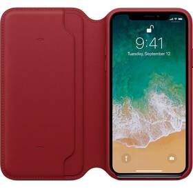 Pouzdro na mobil flipové Apple Leather Folio na iPhone X - (PRODUCT) RED červené

 obrázek produktu 1 z 2