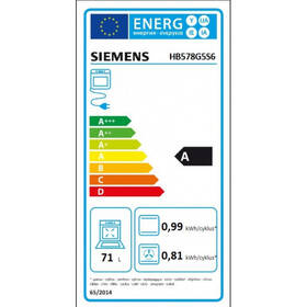 Trouba Siemens HB578G5S6 nerez

