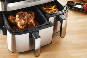 Fritéza horkovzdušná Tefal EY905D10 Dual Easy Fry & Grill 5,2 l + 3,1 l 

 obrázek produktu 3 z 10
