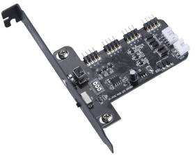 Ovládací panel AKASA Vegas control card RGB 

