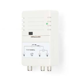 Zesilovač Nedis 25 dB, 3x IEC, ovládání zesílení bílý

 obrázek produktu 3 z 6