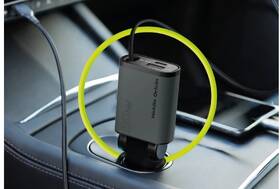 Adaptér do auta Mobile Origin 3in1 50W CA27 - USB-C, USB-A + USB-C kabel černý/šedý

 obrázek produktu 13 z 13
