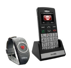 Mobilní telefon MaxCom MM715 + SOS náramek černý

 obrázek produktu 2 z 3