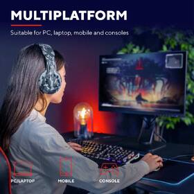 Headset Trust GXT 411K Radius - black camo 

 obrázek produktu 8 z 11