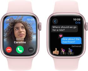 Chytré hodinky Apple GPS + Cellular 45mm pouzdro z růžového hliníku - světle růžový sportovní řemínek - M/L 

 obrázek produktu 5 z 9