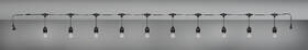 Nástěnné svítidlo Reality Chain, 10x E27 LED, 6,5m černé

 obrázek produktu 1 z 2
