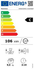 Sušička prádla Electrolux EW8D495MCC bílá barva
