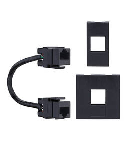 Zásuvka Solight RJ45 Cat6, doplňkový modul pro vestavné zásuvky série PP128 černý

 obrázek produktu 1 z 3
