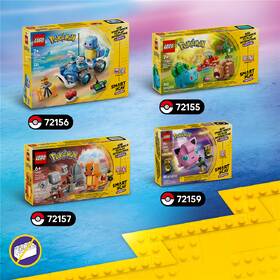 Stavebnice LEGO® Pokémon™ 72155 SMART Play™: Bobulová párty s Bulbasaurem a Bidoofem 

 obrázek produktu 6 z 8