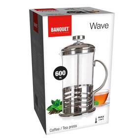 French press BANQUET Wave 600 ml 

 obrázek produktu 2 z 2
