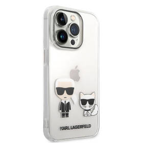Kryt na mobil Karl Lagerfeld Ikonik Karl and Choupette na Apple iPhone 14 Pro Max průhledný

 obrázek produktu 2 z 4