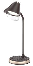 Stolní LED lampička IMMAX FINCH, Qi nabíjení, 9W hnědá/zlatá

 obrázek produktu 6 z 16