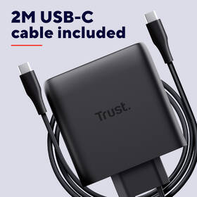 Nabíječka do sítě Trust MAXO 100W 2-Port GaN, USB-C černý

 obrázek produktu 14 z 14