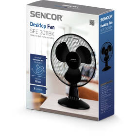 Ventilátor stolní Sencor SFE 3011BK černý

 obrázek produktu 6 z 6