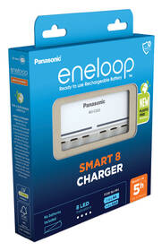 Nabíječka Panasonic Eneloop Smart-Charger pro AA x 1-8 Baterii/AAA x 1-8 Baterii 

 obrázek produktu 1 z 3