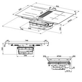 Indukční varná deska s odsáváním Faber GALILEO LINEAR F83 černá

 obrázek produktu 5 z 5