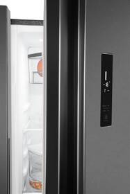 Americká lednice Amica FY5139.3DFBXI černá barva

