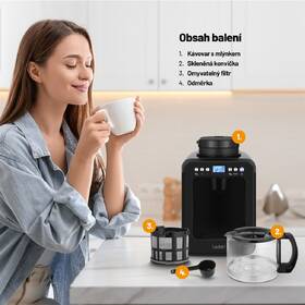 Kávovar s mlýnkem Lauben 600BB černý

 obrázek produktu 14 z 19