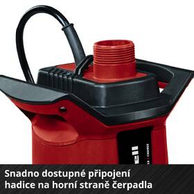 Kalové čerpadlo Einhell GE-DP 18/25 LL Li - Solo (bez baterie) 4181590 

 obrázek produktu 7 z 12
