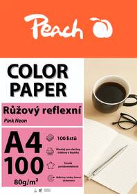 Papíry do tiskárny Peach Color A4 - 100 listů (reflexní) růžové

 obrázek produktu 2 z 2