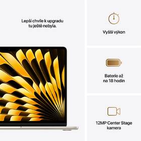 Notebook Apple 13" M4 8× GPU, 16GB, 256GB - hvězdně bílý CZ 

 obrázek produktu 9 z 10