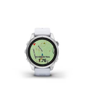 Chytré hodinky Garmin epix Pro (Gen 2) Glass - 42 mm - Silver / Whitestone Silicone Band 

 obrázek produktu 4 z 10