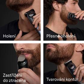 Zastřihovač vousů Braun BT7540 černá barva
