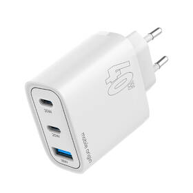 Nabíječka do sítě Mobile Origin 1x USB-A/2x USB-C GaN 40W bílá

 obrázek produktu 1 z 11