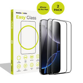 Tvrzené sklo Mobile Origin EasyGlass na Apple iPhone 16 Pro Max (2 ks) 

 obrázek produktu 8 z 8