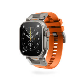 Řemínek Epico FKM Rubber Pro na Apple Watch SE (44mm)/Series 1-9 (42/44/45mm) 10-11 (46mm)/Ultra (49mm) oranžový

 obrázek produktu 1 z 3