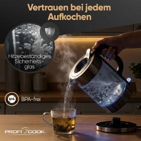 Rychlovarná konvice Profi Cook WKS 1322 G dix sklo

 obrázek produktu 7 z 9