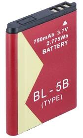 Baterie Rollei BL-5B - Compactline 880 / Sportsline 64 červená

 obrázek produktu 1 z 1